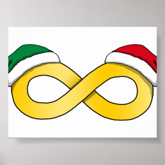 Poster Noël d'acceptation de l'autisme (Devant)