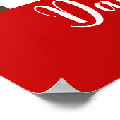 Poster Noël Dachshund Funny Holiday (Coin)