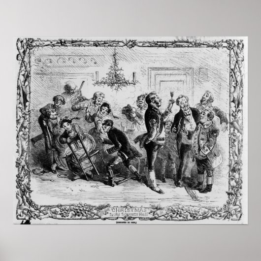 Poster Noël dans la salle du serviteur (Devant)