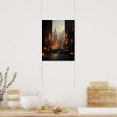 Poster Noël dans la ville (Cuisine)