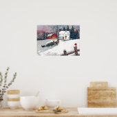 Poster Noël dans le pays (Cuisine)