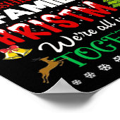 Poster Noël de famille Nous sommes tous dans ce ensemble  (Coin)