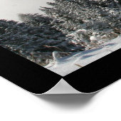 Poster Noël de la forêt nuageuse (Coin)