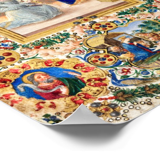 Poster Noël de l'annonce (Coin)