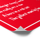 Poster Noël de Père Noël endormi (Coin)