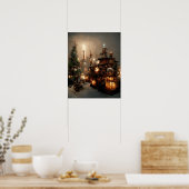 Poster Noël de Steampunk (Cuisine)