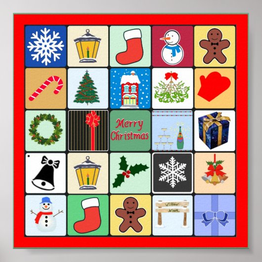 Poster Noël de toutes les choses (Devant)