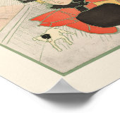 Poster Noël de vintage Harper 1896 (Coin)