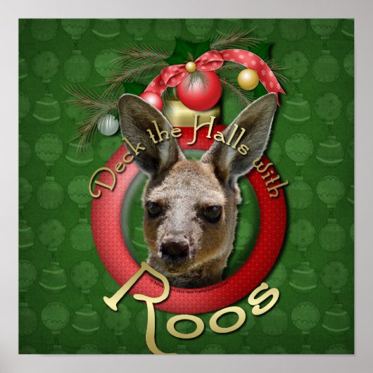 Poster Noël - Deck the Halls - Roos (Devant)