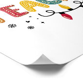 Poster Noël des enseignants (Coin)