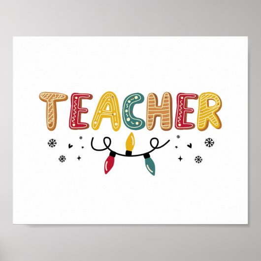 Poster Noël des enseignants (Devant)