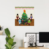 Poster Noël des noisettes (Bureau à domicile)