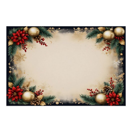 Poster Noël d'hiver (Devant)
