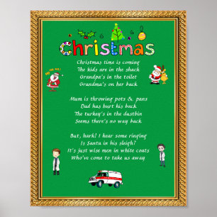 Poster Noël drôle
