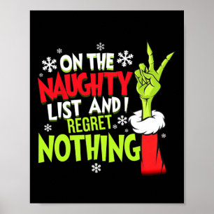 Poster Noël drôle sur la liste des vilains et je regrette