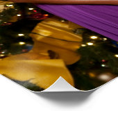 Poster Noël du président Barack Obama et de Michelle (Coin)