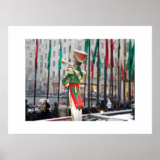 Poster Noël du Rockefeller Center (Devant)