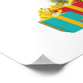 Poster Noël écossais Terrier (Coin)