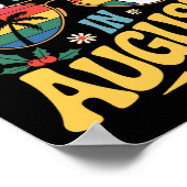 Poster Noël En Août Été Amoureux Hommes Femmes Enfants Ch (Coin)