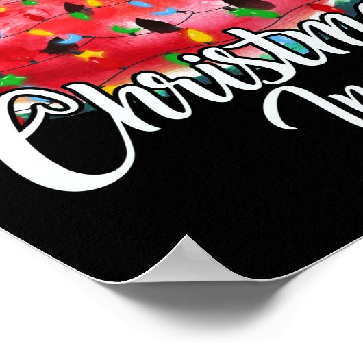 Poster Noël En Juillet Design Été Melon Noël (Coin)