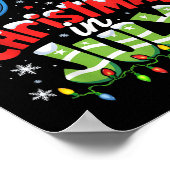 Poster Noël En Juillet États-Unis Drapeau Summer Beach Ha (Coin)