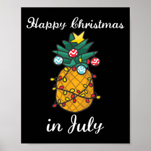 Poster Noël en juillet Joyeux Noël en juillet