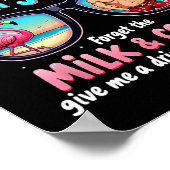 Poster Noël En Juin Oubliez L'Édition Lait Et Cookies (Coin)