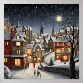 Poster Noël en ville (Devant)