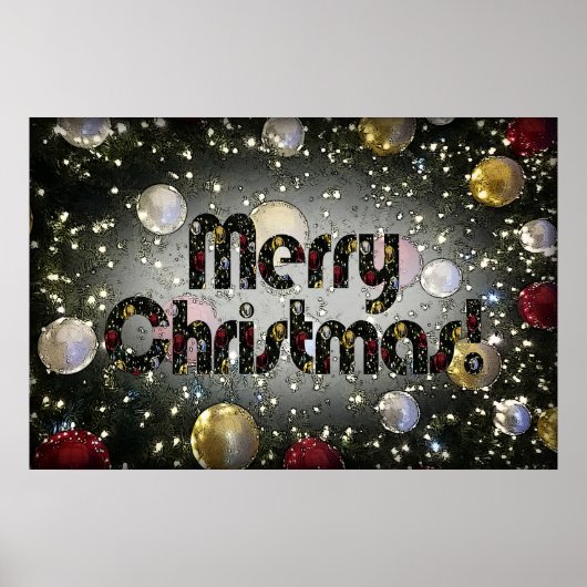 Poster Noël Étincelant (Devant)