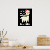 Poster Noël Fa La Llama Essentiel (Cuisine)