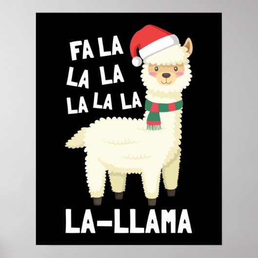 Poster Noël Fa La Llama Essentiel (Devant)