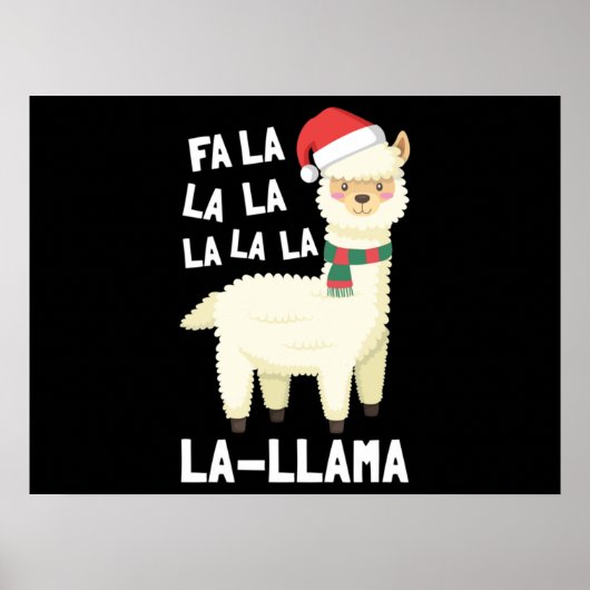 Poster Noël Fa La Llama Essentiel (Devant)