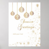 Poster Noël festif (Devant)