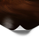 Poster Noël festif du Père Noël de l'Irish Red Setter (Coin)