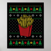 Poster Noël Français Fries Ugly Sweat (Devant)