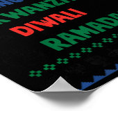 Poster Noël Hanoukka Kwanzaa Diwali Ramadan Funny Ug (Coin)