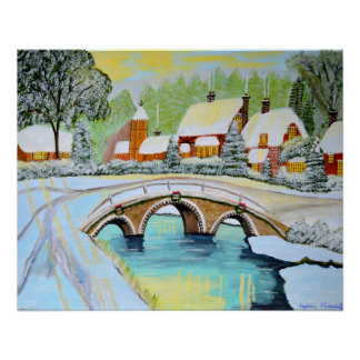 Poster Noël Hiver
