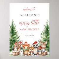 Noël Hiver Joyeuse petite fête de bébé bois