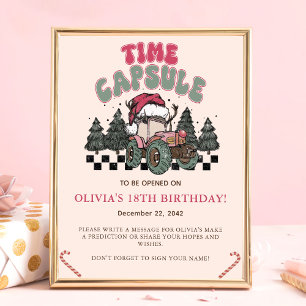 Poster Noël hiver Onederland Anniversaire Heure Capsule