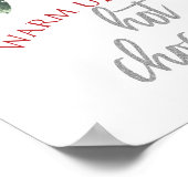 Poster Noël hiver Onederland Chocolat chaud (Coin)