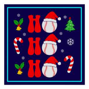 Poster Noël Ho Ho Ho Drôle Noël-85211