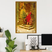 Poster Noël hongrois de 1896 (Bureau à domicile)