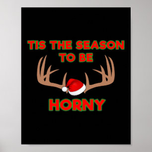 Poster Noël Inapproprié - Cette Saison D'Être Hor