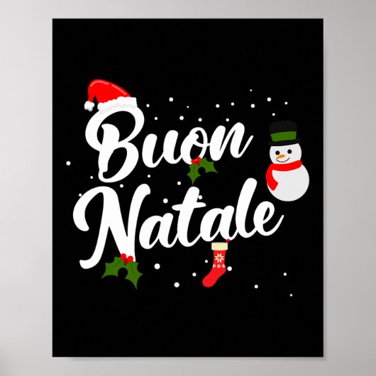 Poster Noël italien (Devant)