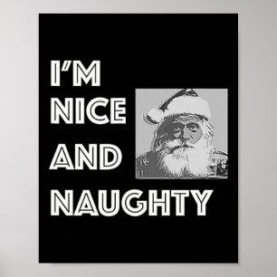 Poster Noël Je suis Nice et coquin Liste de Noël