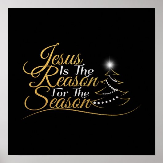 Poster Noël Jésus est la raison de la saison (Devant)