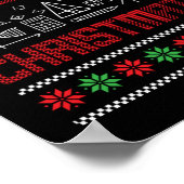 Poster Noël Joyeux Noël Geeks Nerd Cadeau enseignant (Coin)