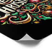 Poster Noël Joyeux Noël Matin Joyeux (Coin)