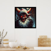 Poster Noël Krampus 1 (Cuisine)