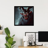 Poster Noël Krampus 2 (Bureau à domicile)